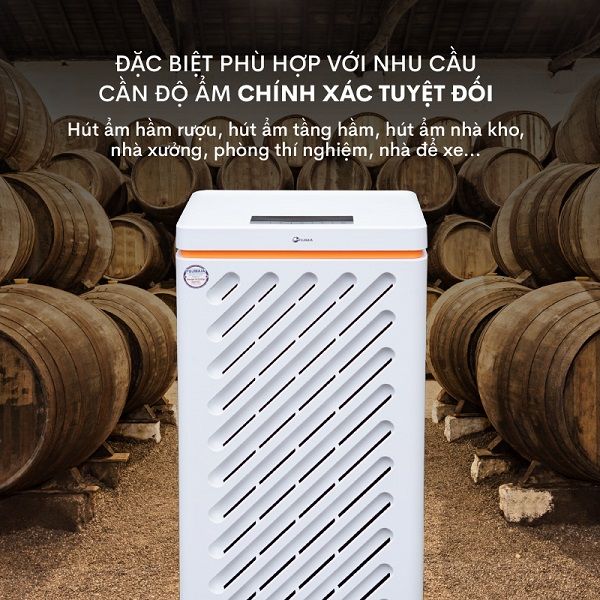 Máy hút ẩm công nghiệp Fujihaia DH90W (90 lít/ngày)