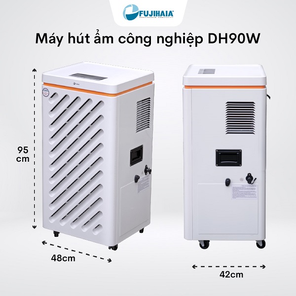 Máy hút ẩm công nghiệp Fujihaia DH90W (90 lít/ngày)
