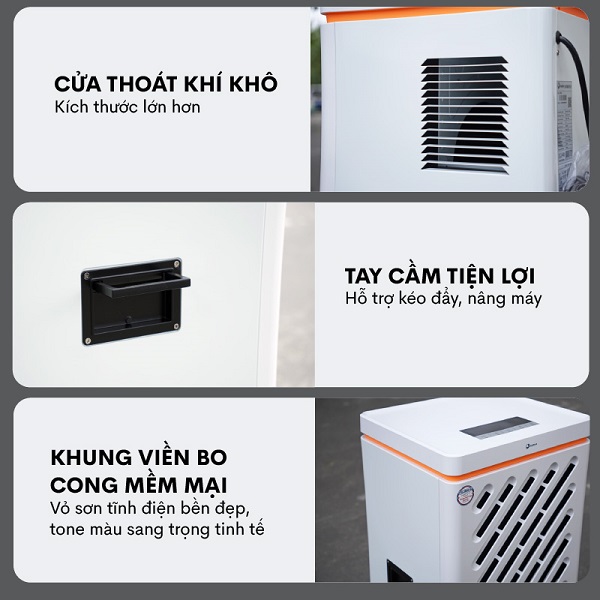 Máy hút ẩm công nghiệp Fujihaia DH90W (90 lít/ngày)
