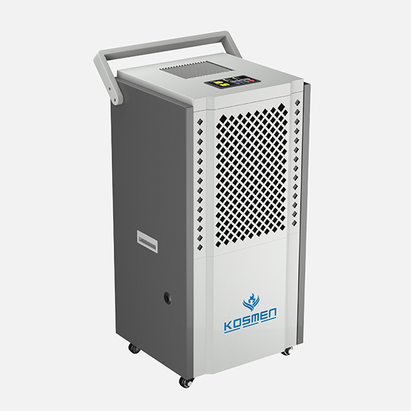 Máy hút ẩm công nghiệp Kosmen KM-150S góc nghiêng phải