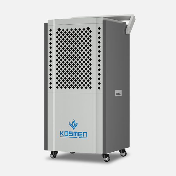 Máy hút ẩm công nghiệp Kosmen KM-150S góc nghiêng trái