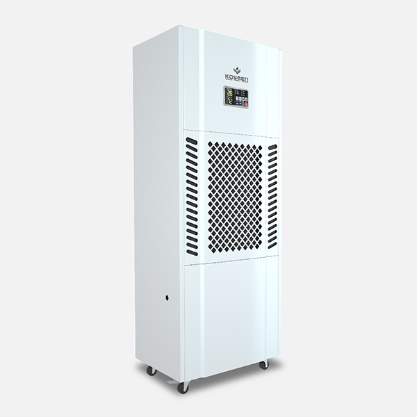 Máy hút ẩm công nghiệp Kosmen KM-180S góc nghiêng phải