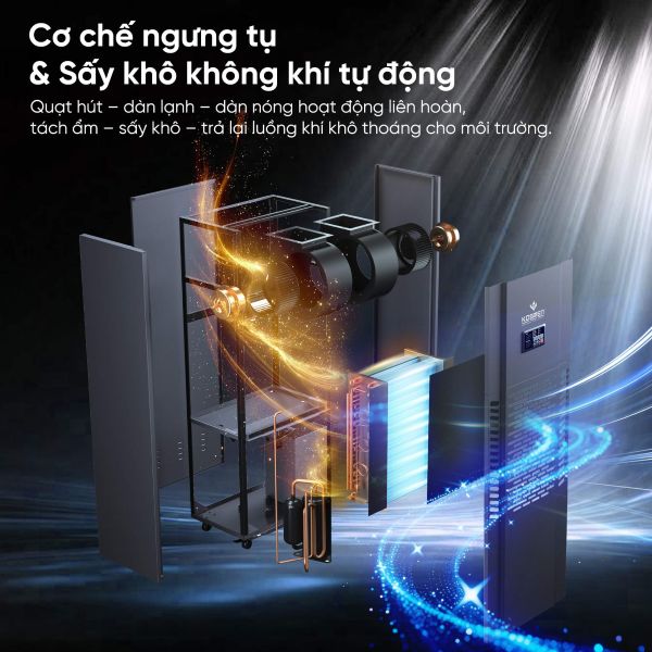 Máy hút ẩm công nghiệp Kosmen KM-250S (250 lít/ngày)