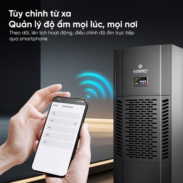 Máy hút ẩm công nghiệp Kosmen KM-250S (250 lít/ngày)