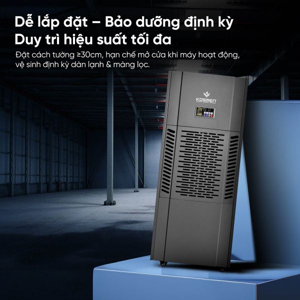 Máy hút ẩm công nghiệp Kosmen KM-250S (250 lít/ngày)
