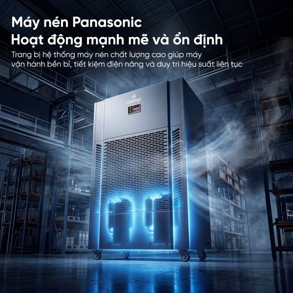 Máy hút ẩm công nghiệp Kosmen KM-480S (480 lít/ngày)