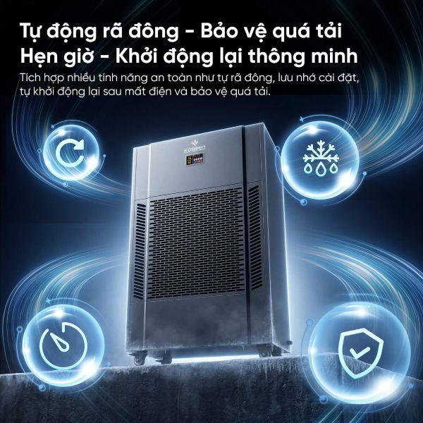 Máy hút ẩm công nghiệp Kosmen KM-480S (480 lít/ngày)