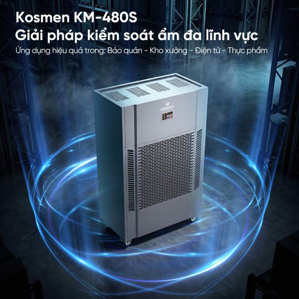 Máy hút ẩm công nghiệp Kosmen KM-480S (480 lít/ngày)