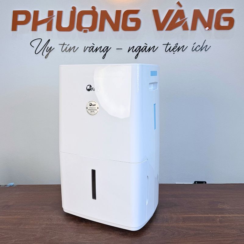 Máy hút ẩm FujiE HM-650EC góc nghiêng trái