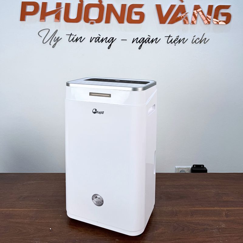 Máy hút ẩm FujiE HM-918EC-N góc nghiêng trái