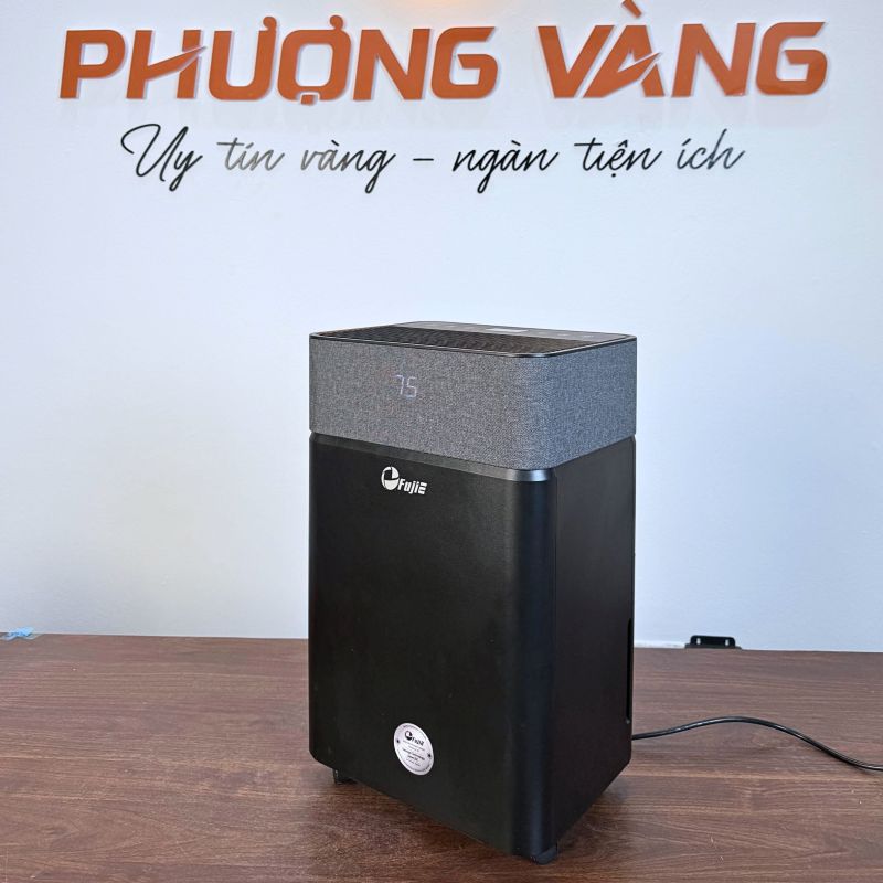Máy hút ẩm FujiE HM-920ED góc nghiêng trái