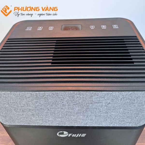 Máy hút ẩm FujiE HM-920ED bảng điều khiển, cửa gió khô