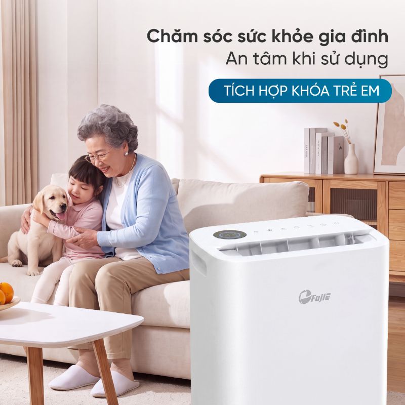 Máy hút ẩm FujiE HM-925EC Pro (25 lít/ngày), có wifi