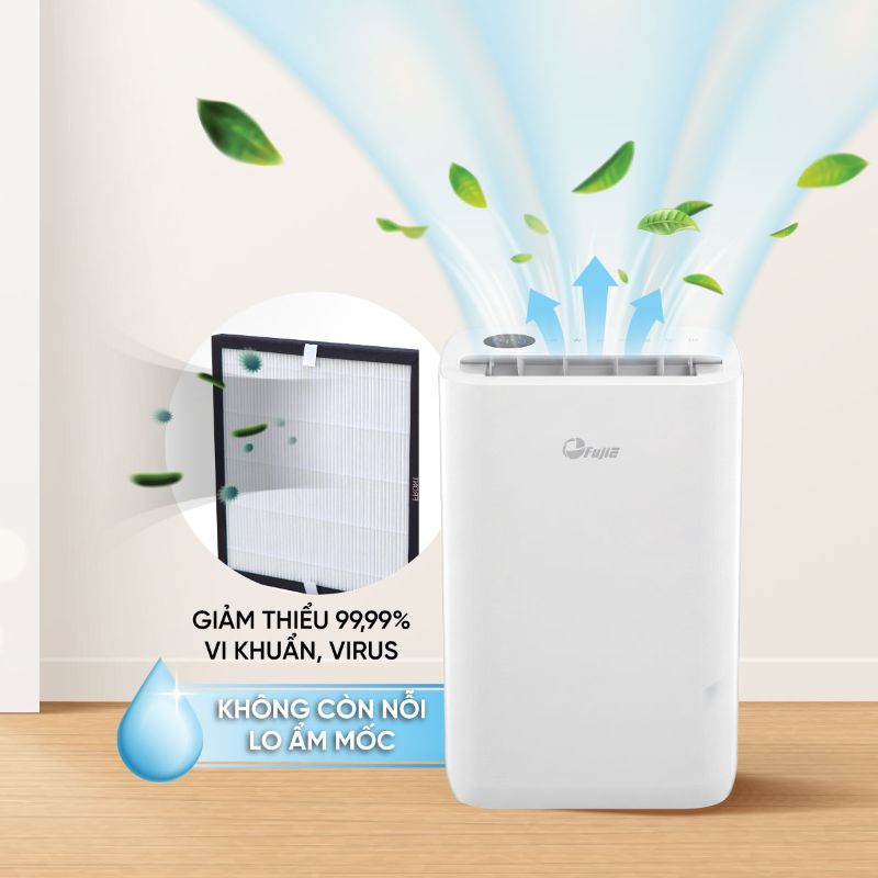 Máy hút ẩm FujiE HM-925EC Pro (25 lít/ngày), có wifi