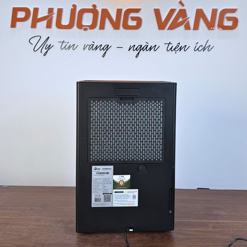 Máy hút ẩm FujiE HM-930ED mặt sau