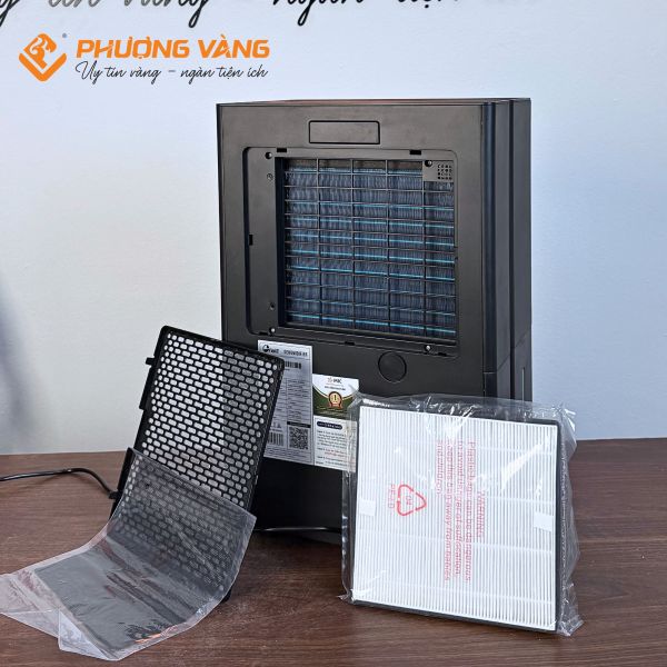 Máy hút ẩm FujiE HM-930ED tích hợp màng lọc carbon, hepa