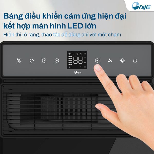 Máy hút ẩm FujiE HM-930ED (30 lít/ngày), có wifi