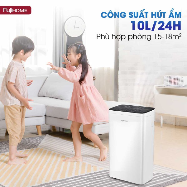 Máy hút ẩm Fujihome DH10LITE (10 lít/ngày)