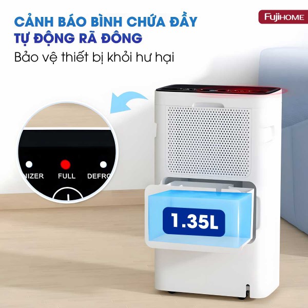 Máy hút ẩm Fujihome DH10LITE (10 lít/ngày)