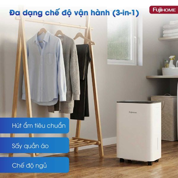 Máy hút ẩm Fujihome DH12LITE (12 lít/ngày)