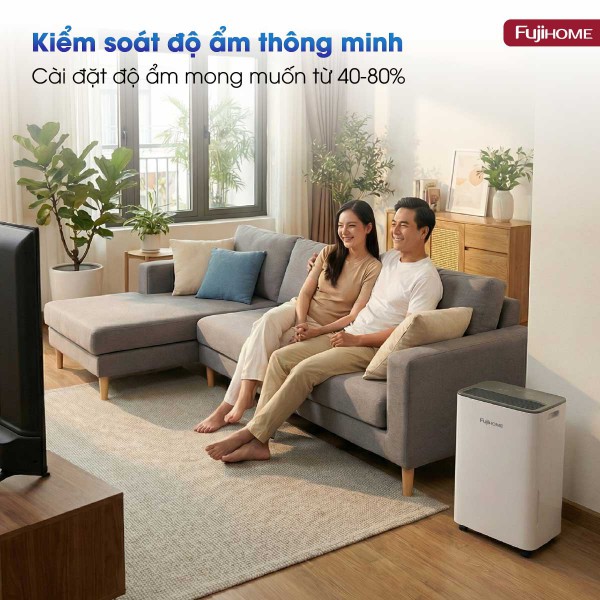Máy hút ẩm Fujihome DH12LITE (12 lít/ngày)