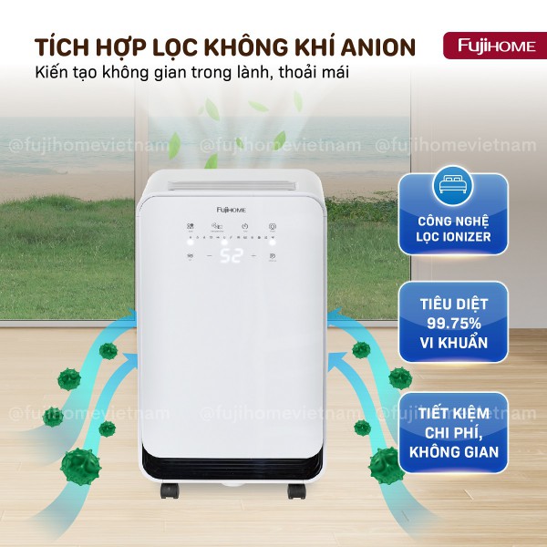 Máy hút ẩm Fujihome DH12NEW (12 lít/ngày)