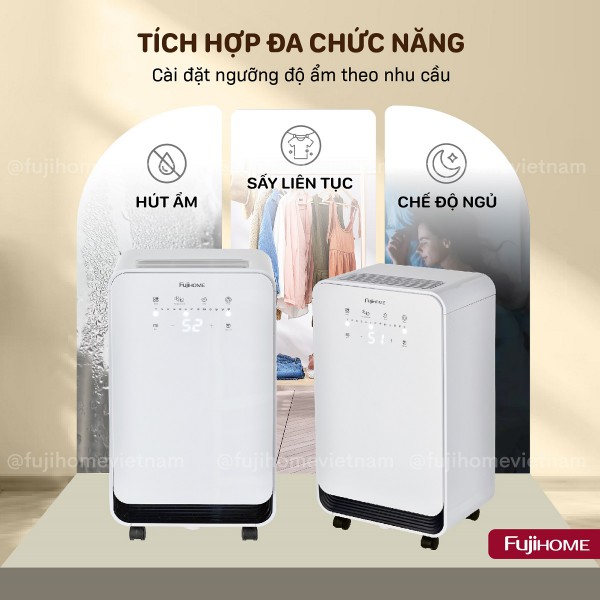 Máy hút ẩm Fujihome DH12NEW (12 lít/ngày)