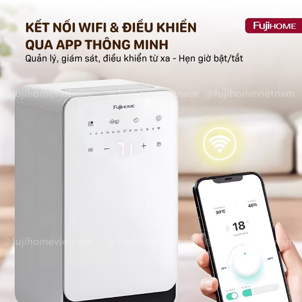 Máy hút ẩm Fujihome DH12NEW (12 lít/ngày)