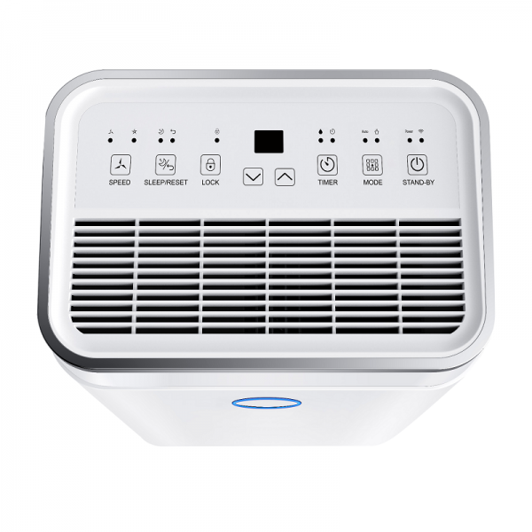 Máy hút ẩm Fujihome DH20W bảng điều khiển