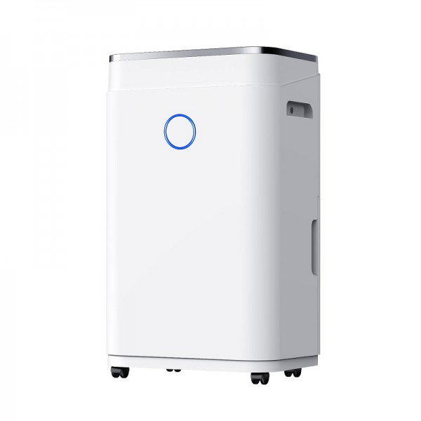 Máy hút ẩm Fujihome DH20W góc nghiêng trái
