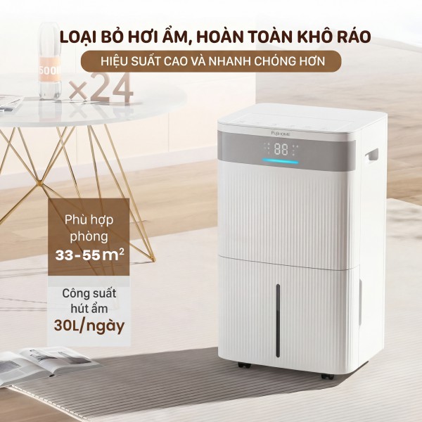 Máy hút ẩm Fujihome DH30NW (30 lít/ngày)