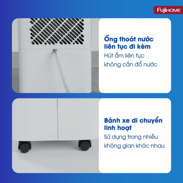 Máy hút ẩm Fujihome Eco-Lite DH06LITE (6 lít/ngày)