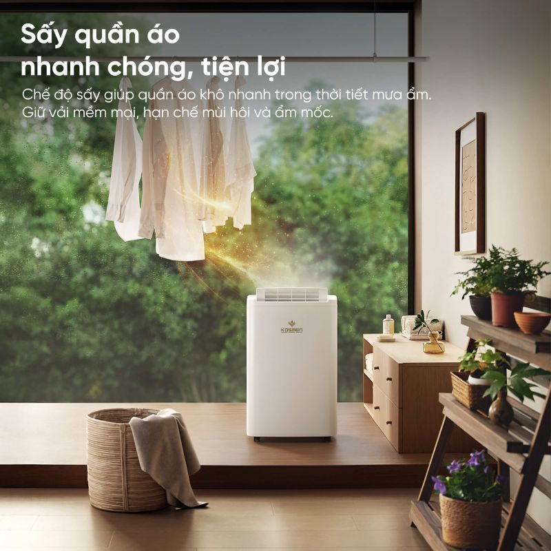 Máy hút ẩm Kosmen KM-12W (12 lít/ngày), có wifi