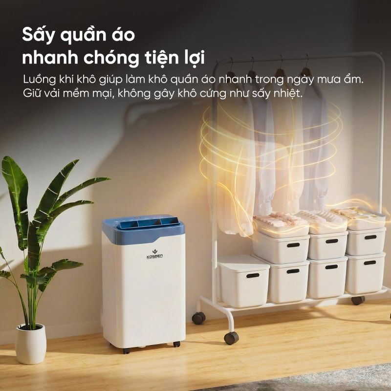 Máy hút ẩm Kosmen KM-20N (20 lít/ngày), có wifi
