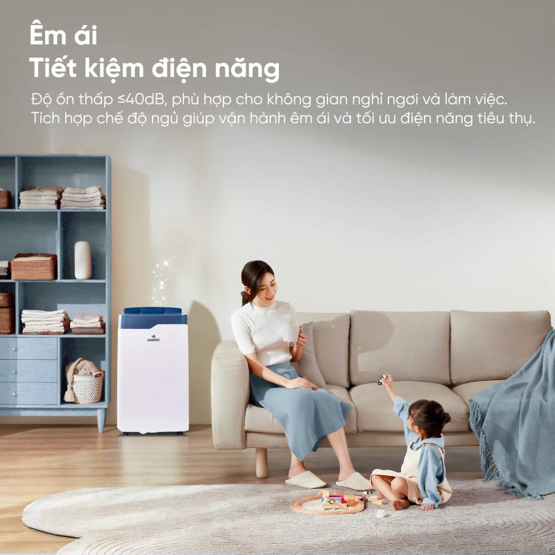 Máy hút ẩm Kosmen KM-20N (20 lít/ngày), có wifi