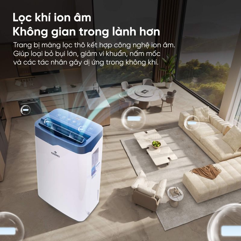 Máy hút ẩm Kosmen KM-20N (20 lít/ngày), có wifi