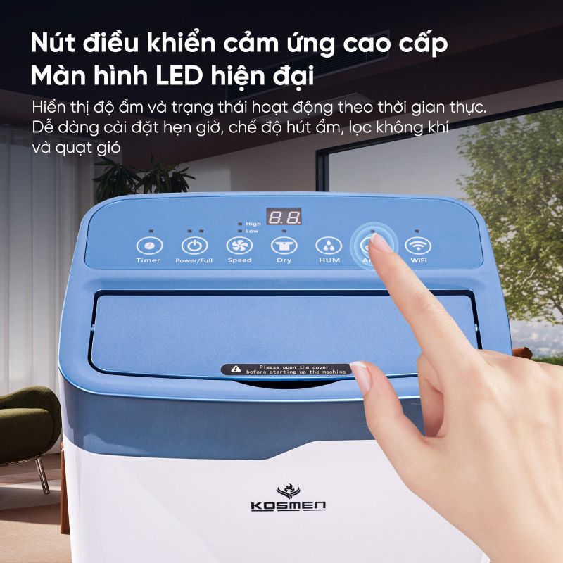 Máy hút ẩm Kosmen KM-20N (20 lít/ngày), có wifi