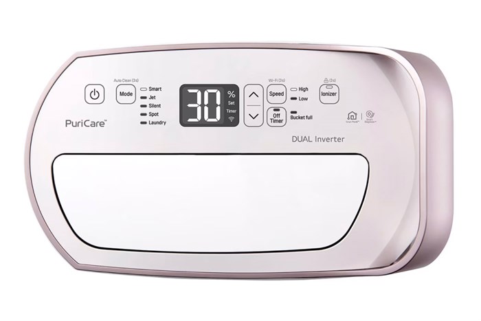 Máy hút ẩm LG MD19GQGE0 bảng điều khiển, màn hình hiển thị