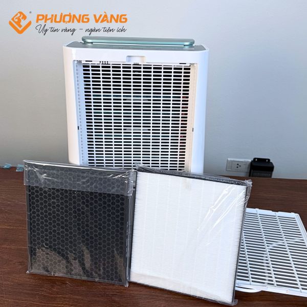 Máy hút ẩm lọc không khí Sharp DW-E16FA-W bộ màng lọc
