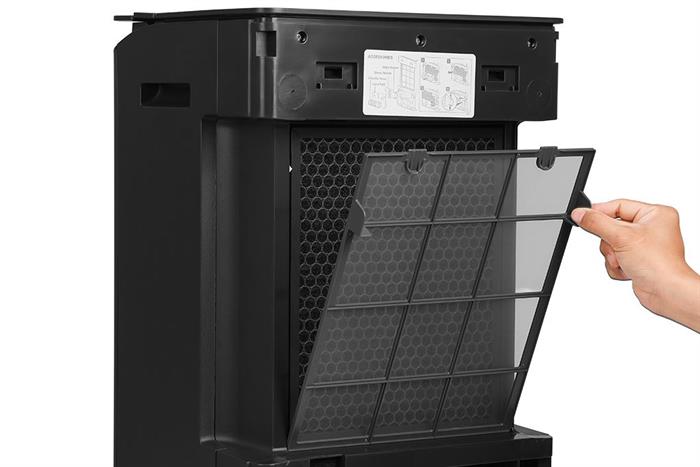 Máy hút ẩm lọc không khí Sharp DW-T30FV-H màng lọc thô