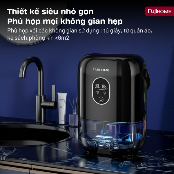 Máy hút ẩm mini Fujihome DHP035-MINI (350 mL/ngày)