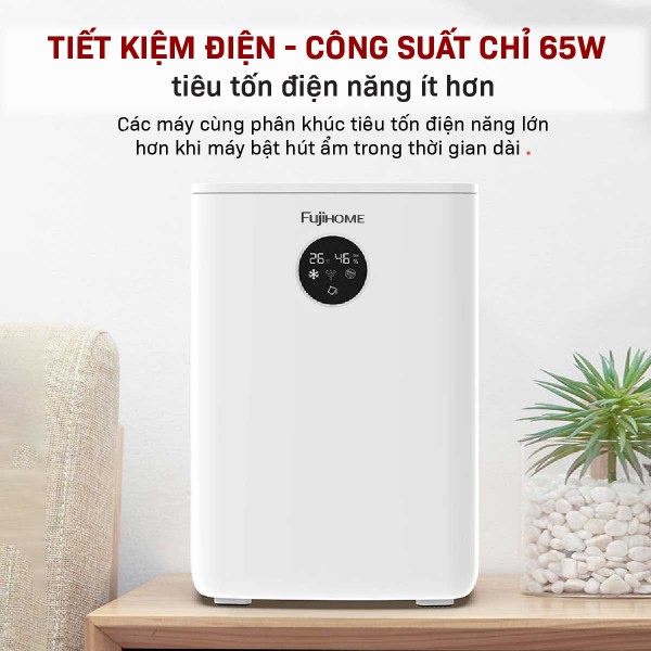 Máy hút ẩm mini Fujihome DHP05-MINI (500 mL/ngày)