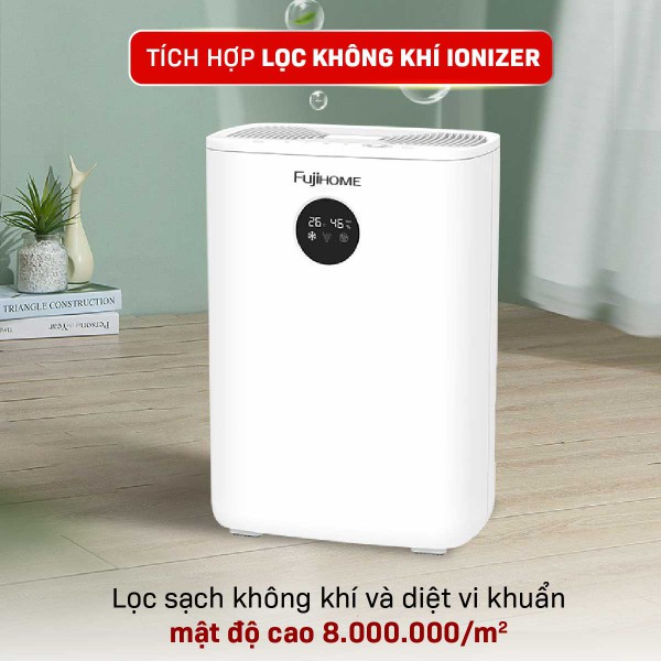 Máy hút ẩm mini Fujihome DHP05-MINI (500 mL/ngày)