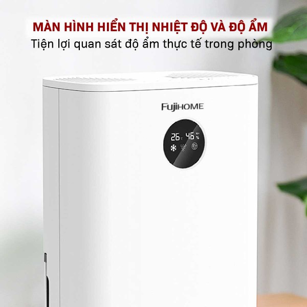 Máy hút ẩm mini Fujihome DHP05-MINI (500 mL/ngày)