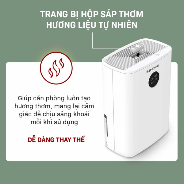 Máy hút ẩm mini Fujihome DHP05-MINI (500 mL/ngày)