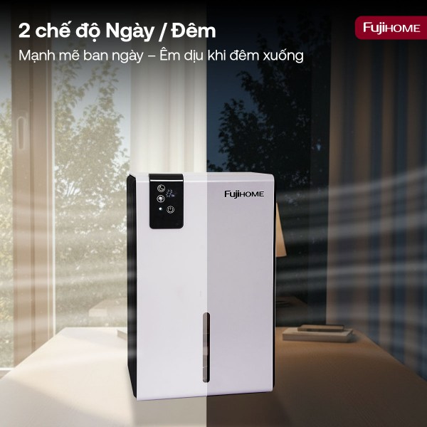 Máy hút ẩm mini Fujihome DHP23-MINI (800 mL/ngày)