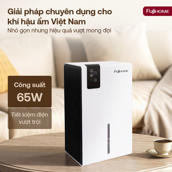 Máy hút ẩm mini Fujihome DHP23-MINI (800 mL/ngày)