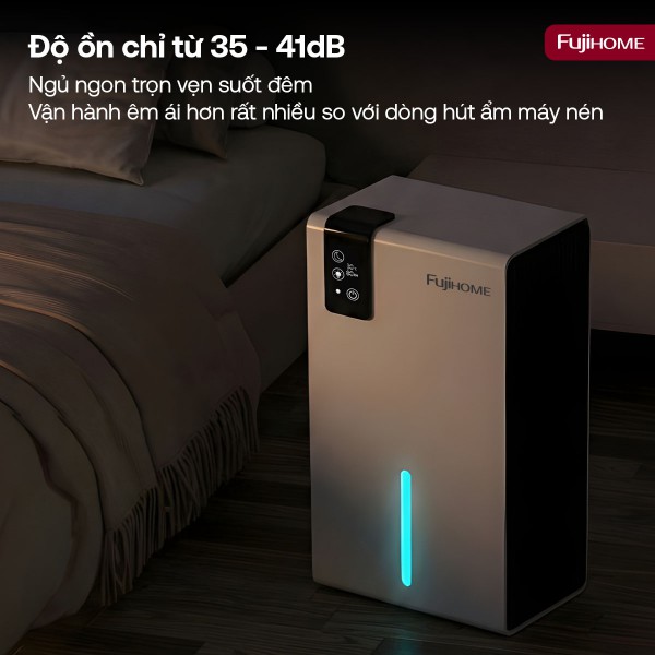 Máy hút ẩm mini Fujihome DHP23-MINI (800 mL/ngày)