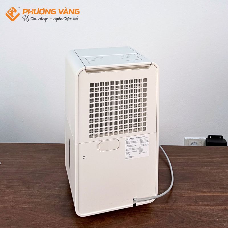 Máy hút ẩm Sharp DW-P12HV-W mặt sau