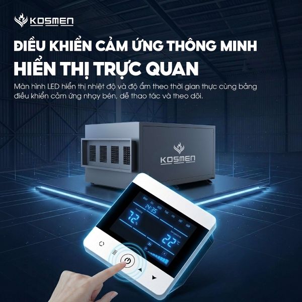 Máy hút ẩm treo trần Kosmen KM-480DS (480 lít/ngày)